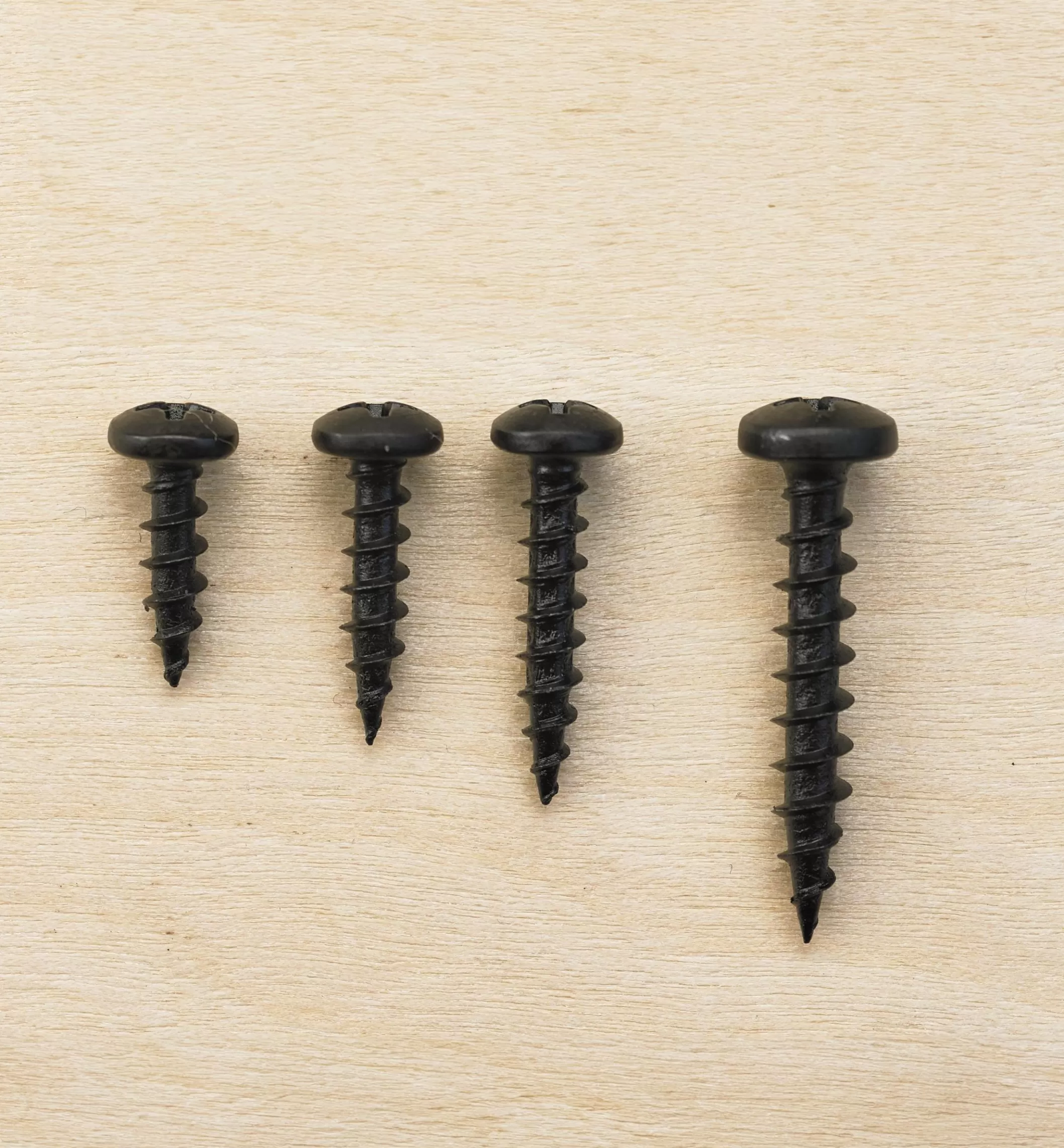 Store Lee Valley Pan-Head Black Steel Screws