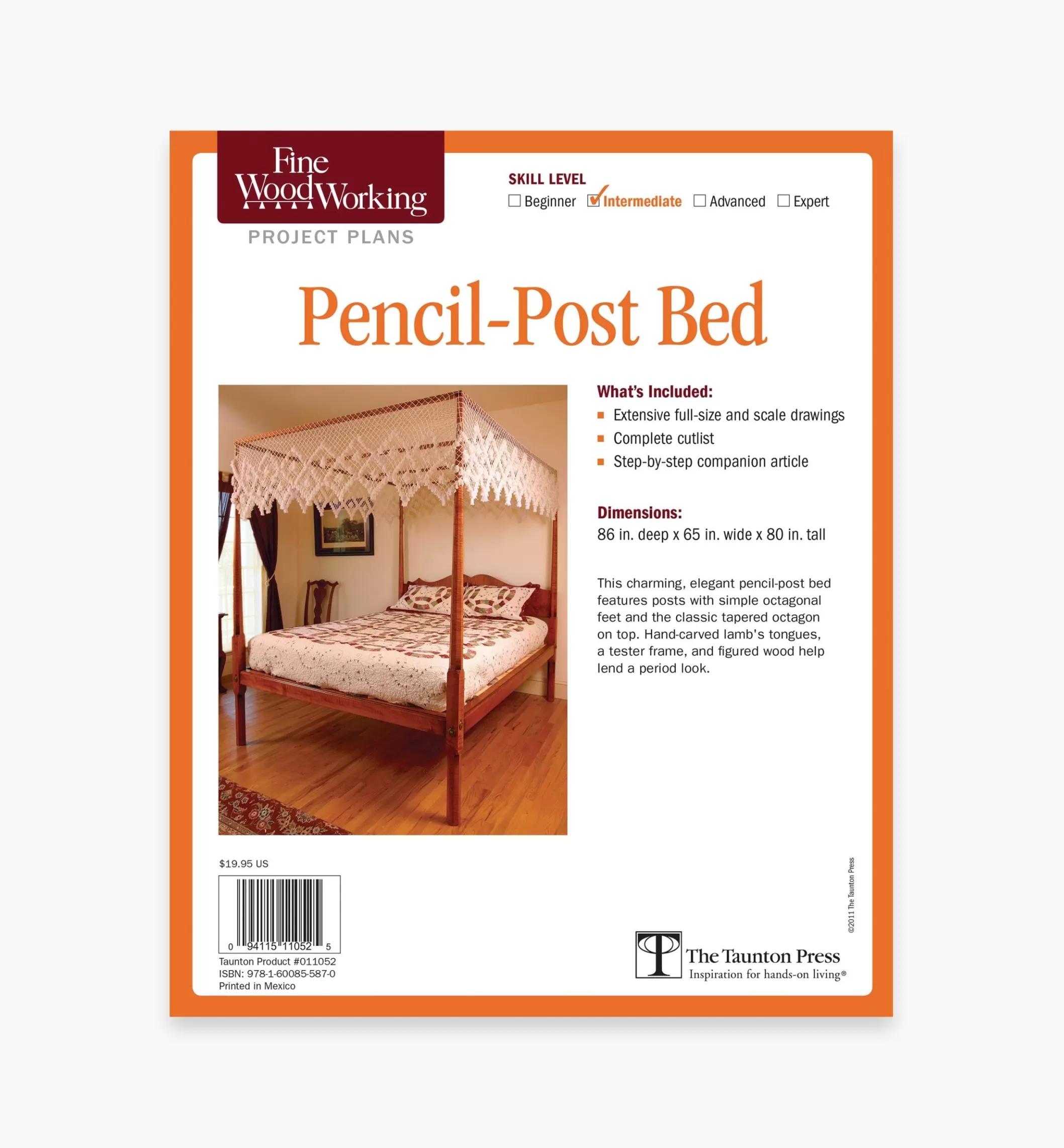Shop Lee Valley Pencil-Post Bed Plan