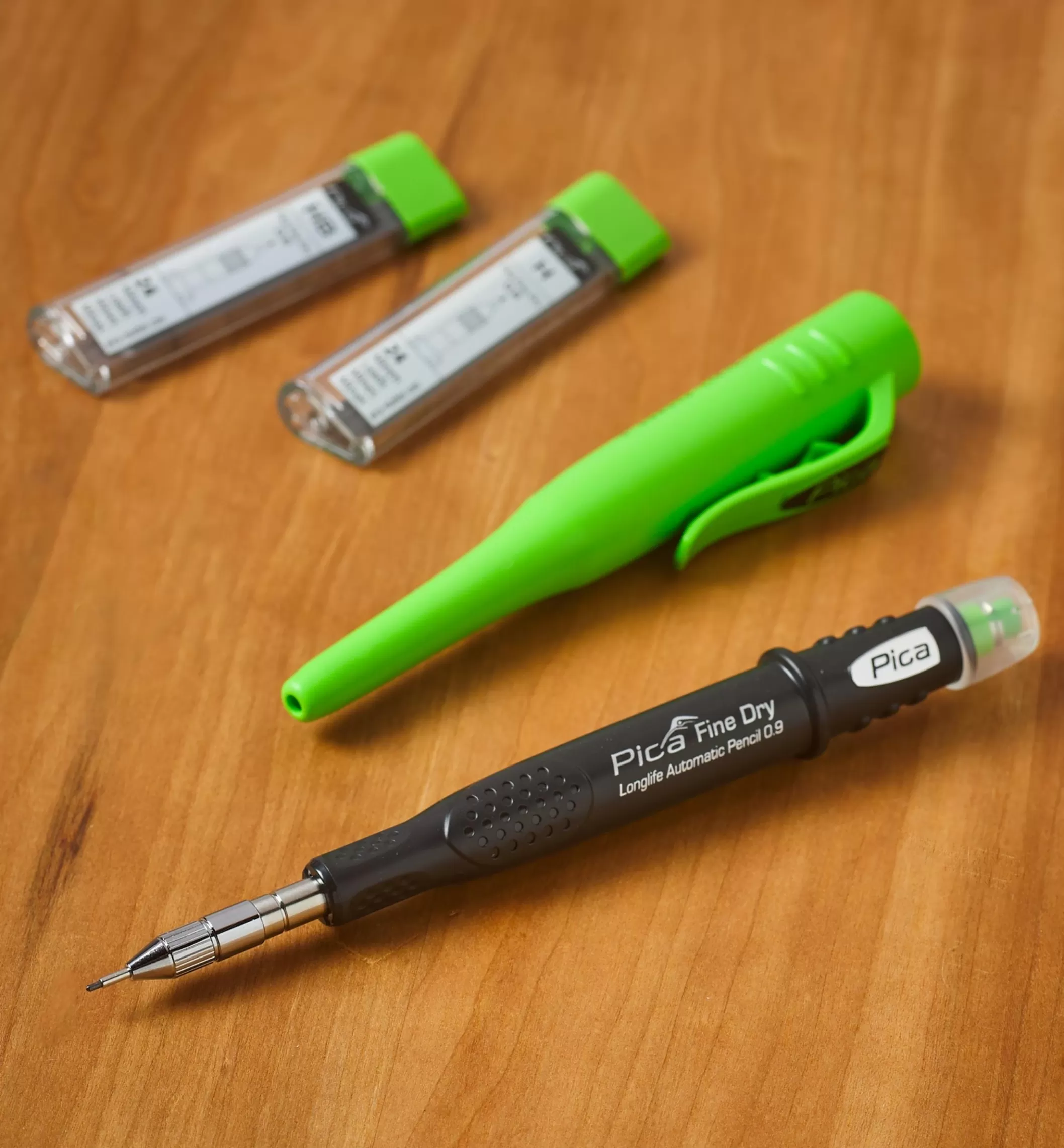 Outlet Lee Valley Pica Fine Dry 0.9mm Mechanical Pencil & 48 HB/H Leads Set