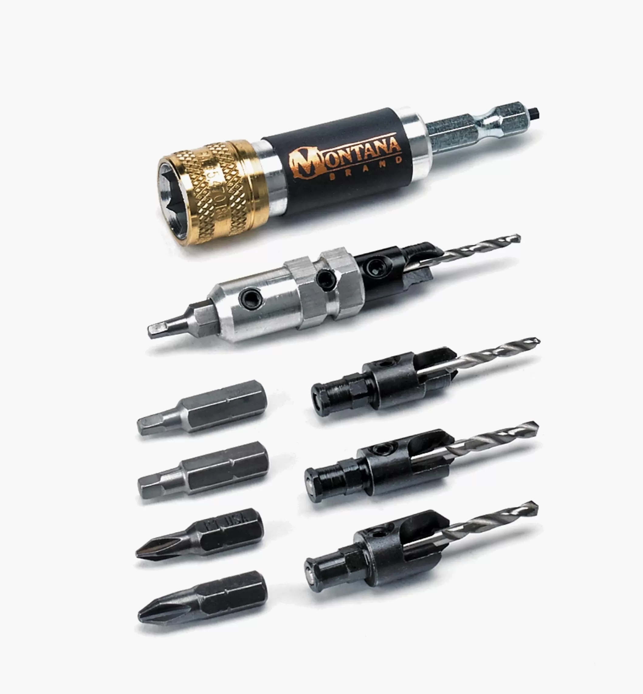 Cheap Lee Valley Quick-Change Drill/Countersink Set
