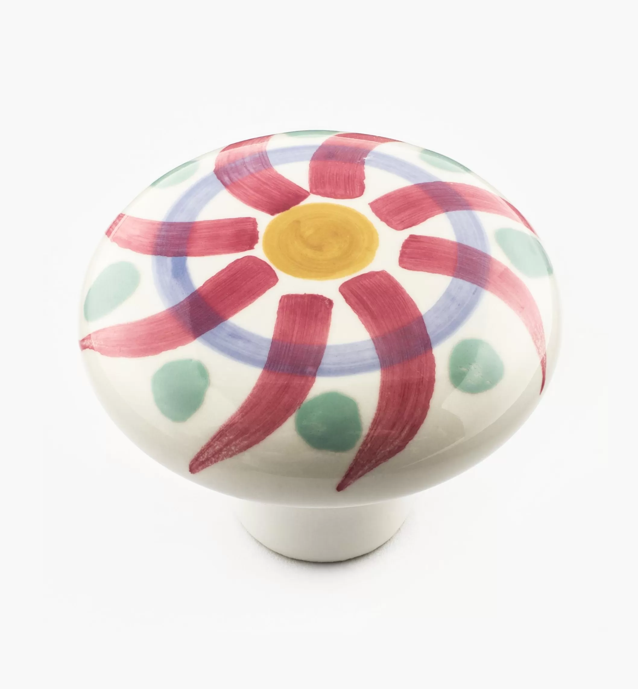 Discount Lee Valley Red Swirl Painted Ceramic Knobs