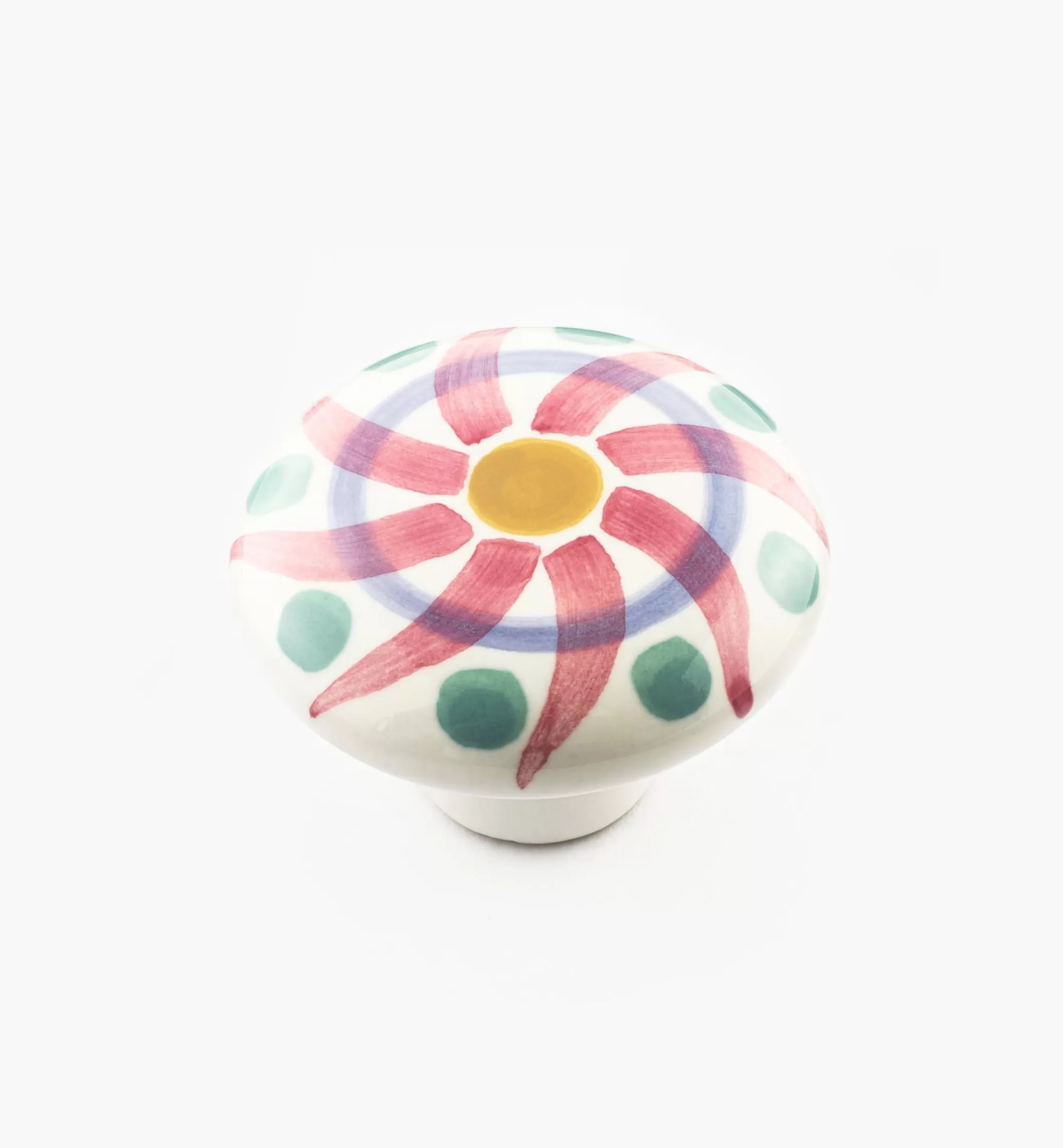 Discount Lee Valley Red Swirl Painted Ceramic Knobs