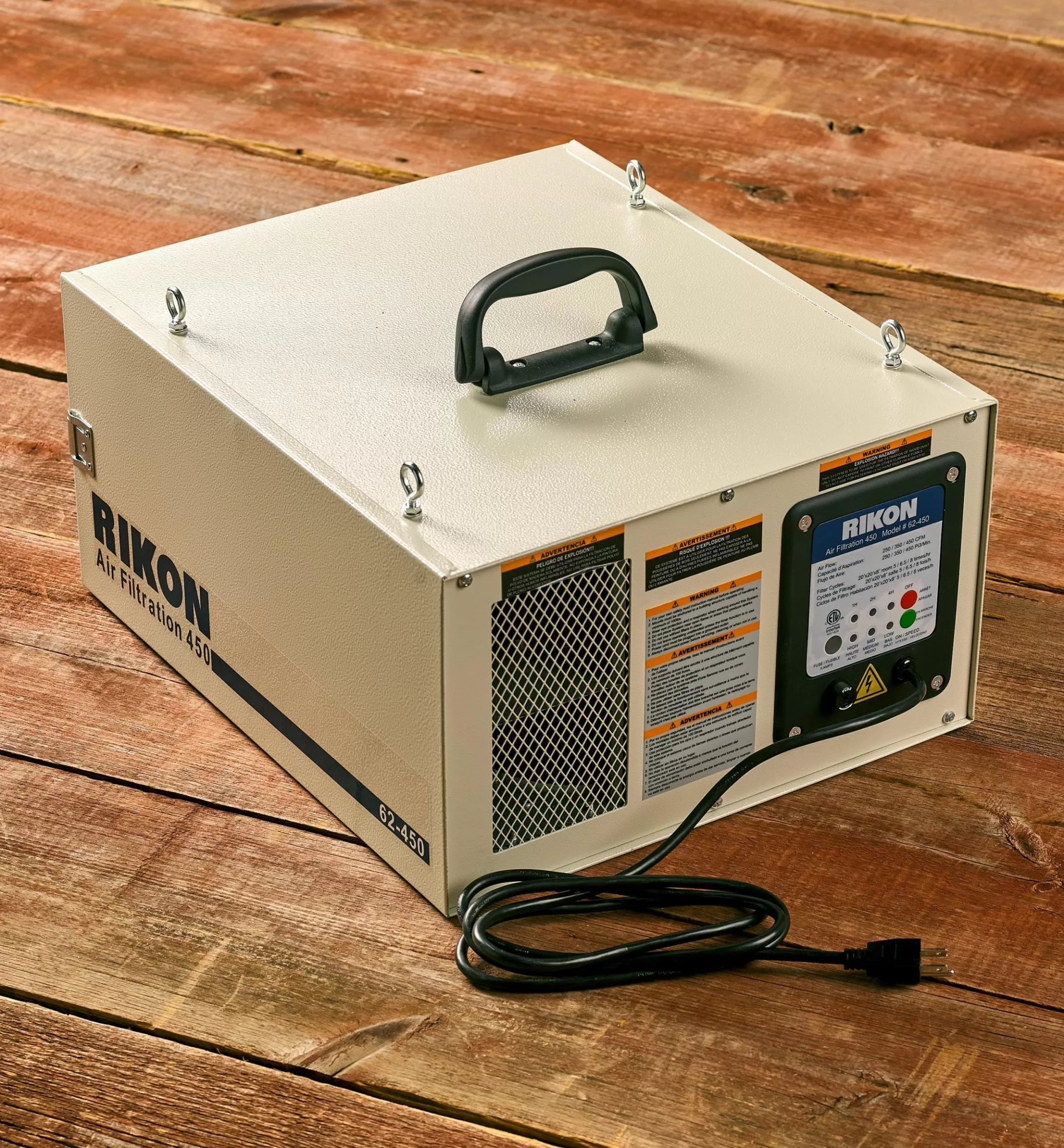 Online Lee Valley Rikon 450 Cfm Air Cleaner (Model 62-450)