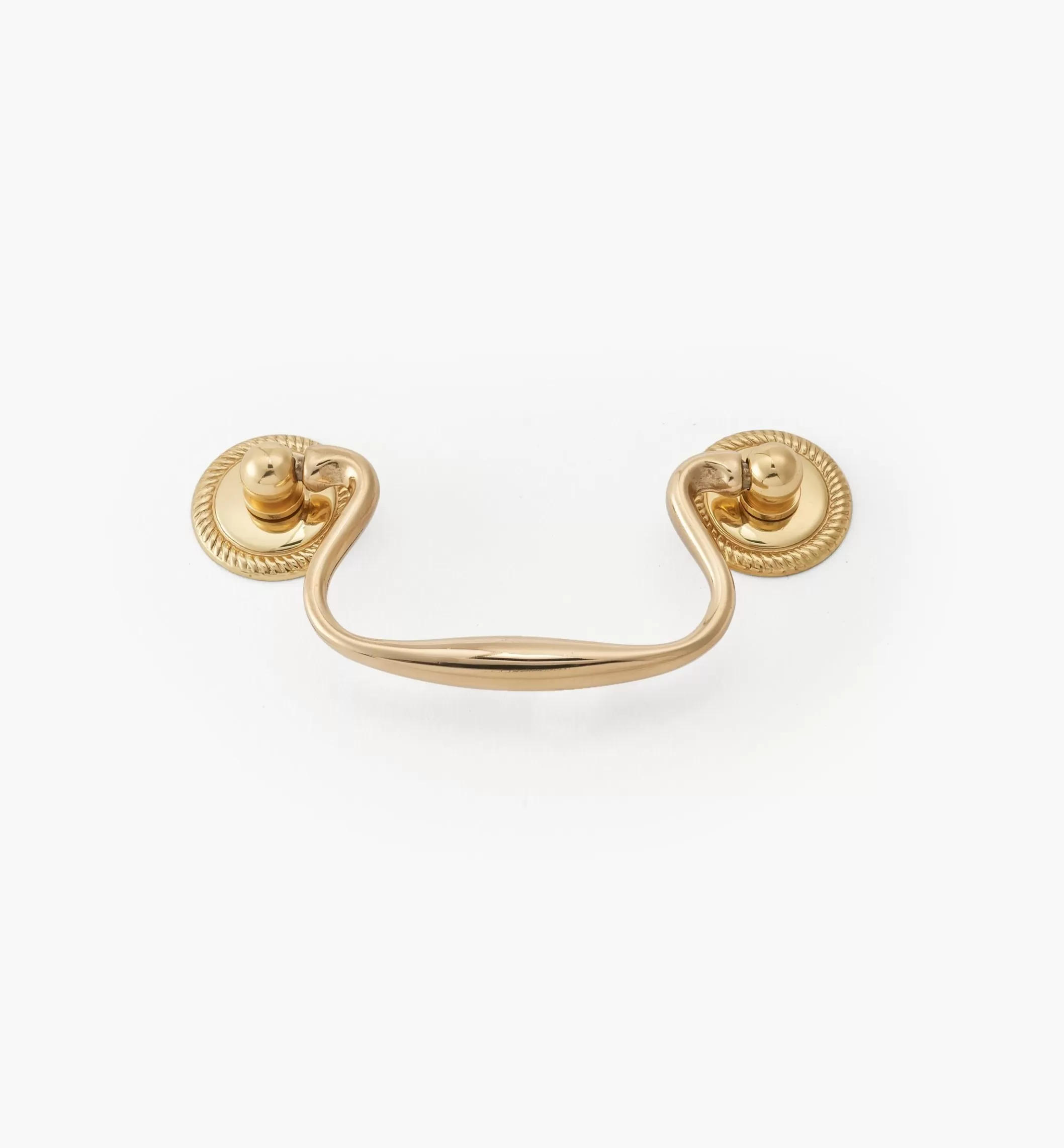 Hot Lee Valley Rope-Edge Rosette Cabinet Handle