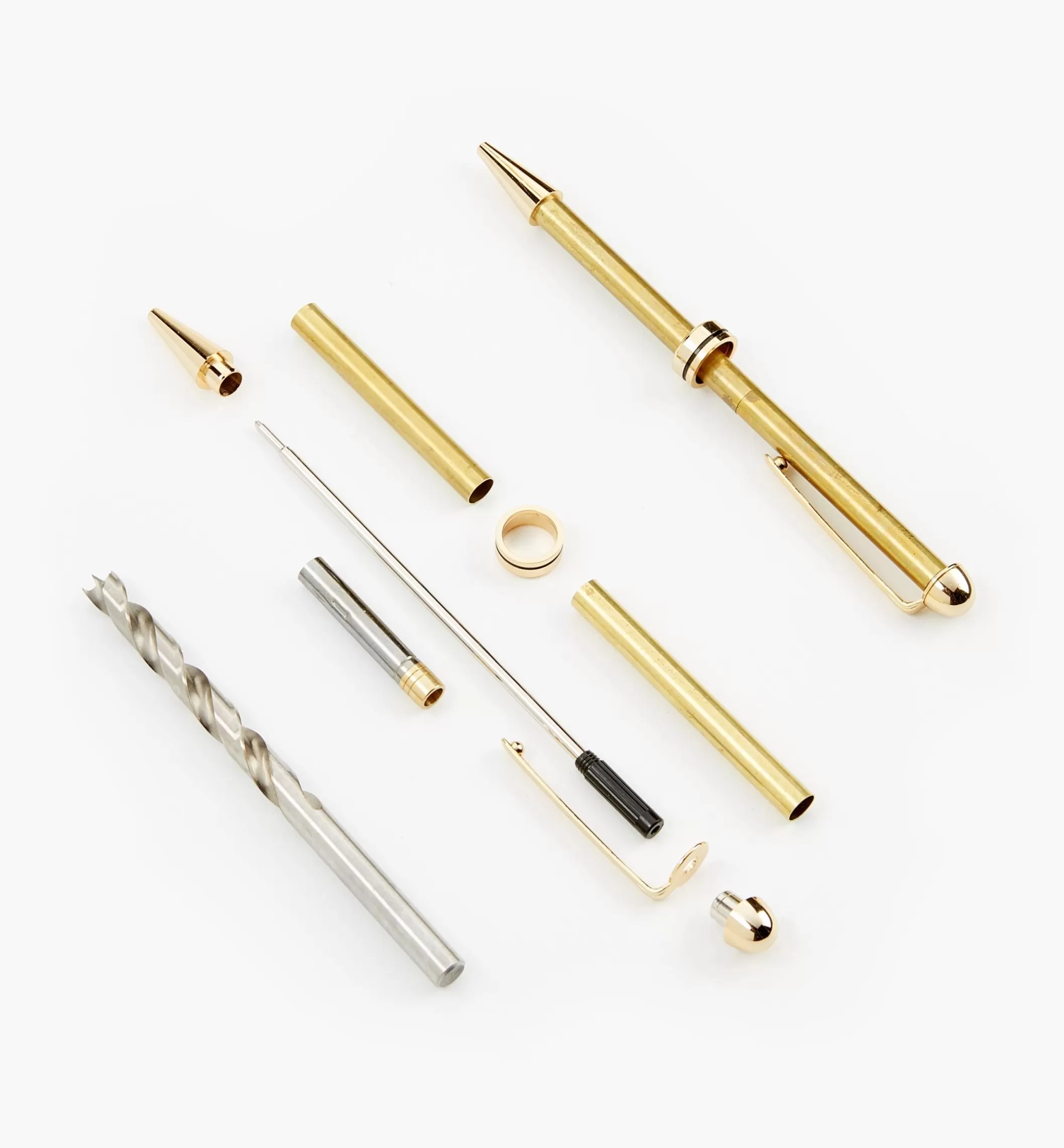 Hot Lee Valley Round-Top European Pen Hardware Starter Set