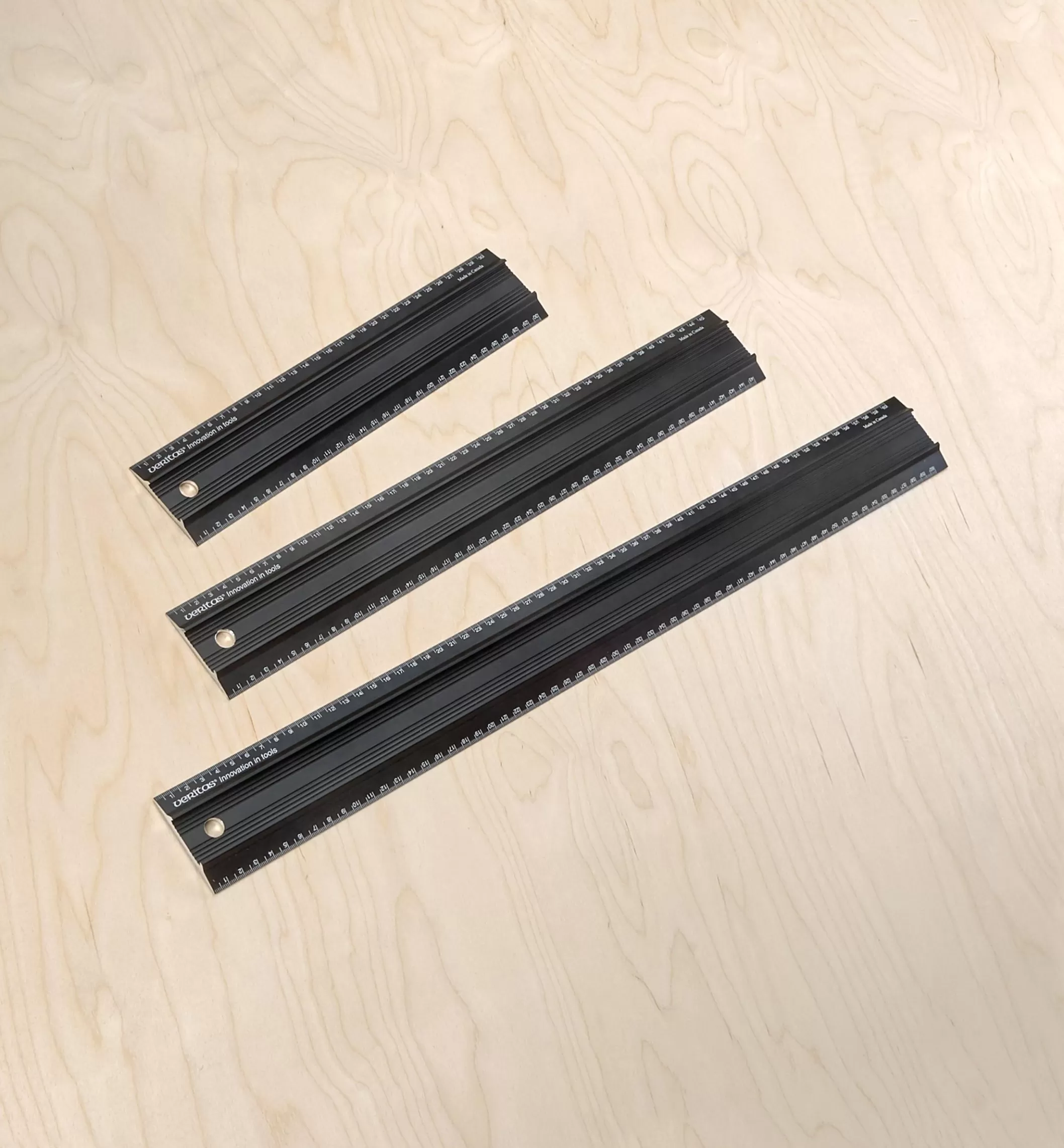 New Lee Valley Set Of 3 Veritas Metric Shop Rules