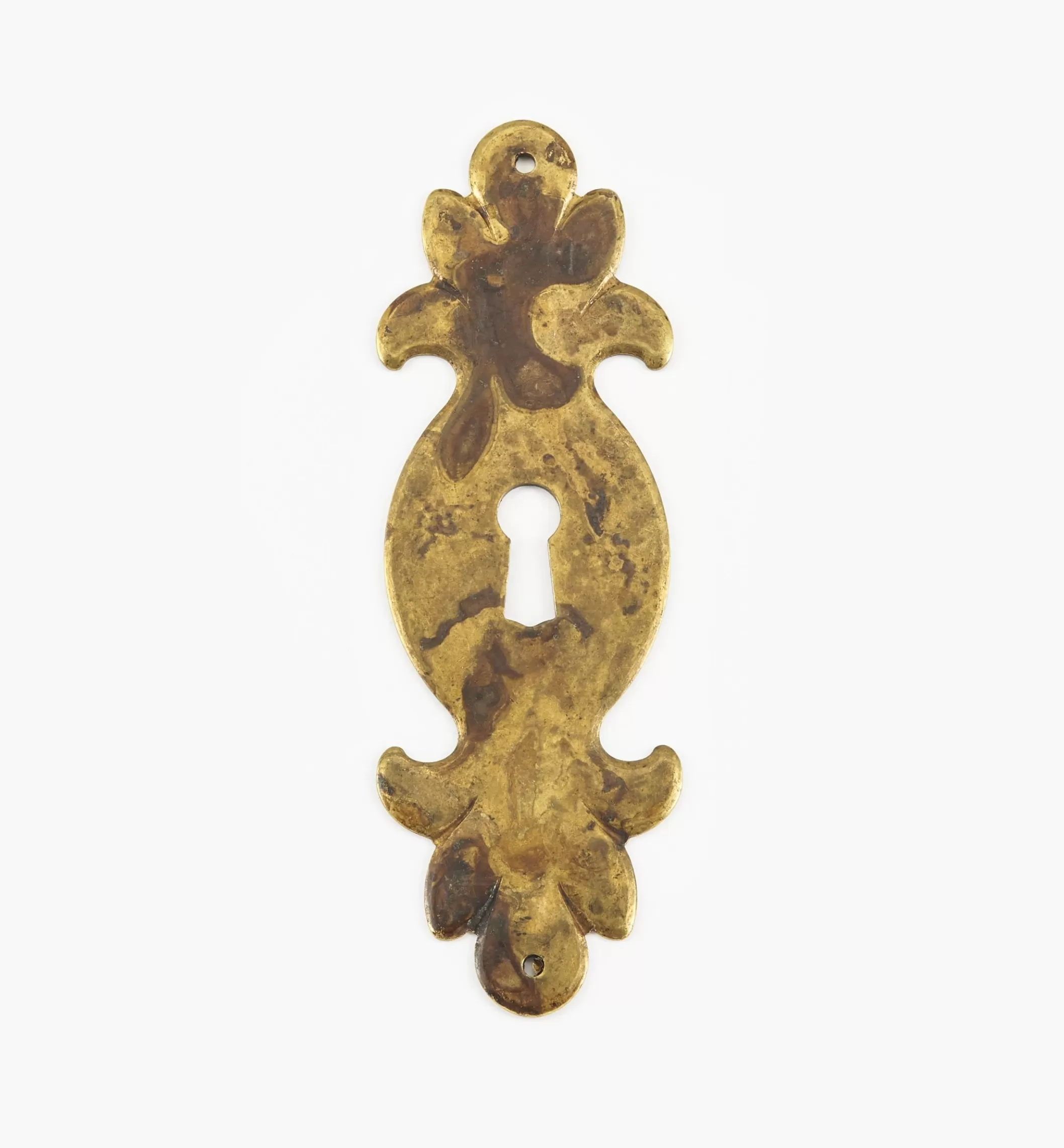Online Lee Valley Solid Brass Plate Keyhole Escutcheons
