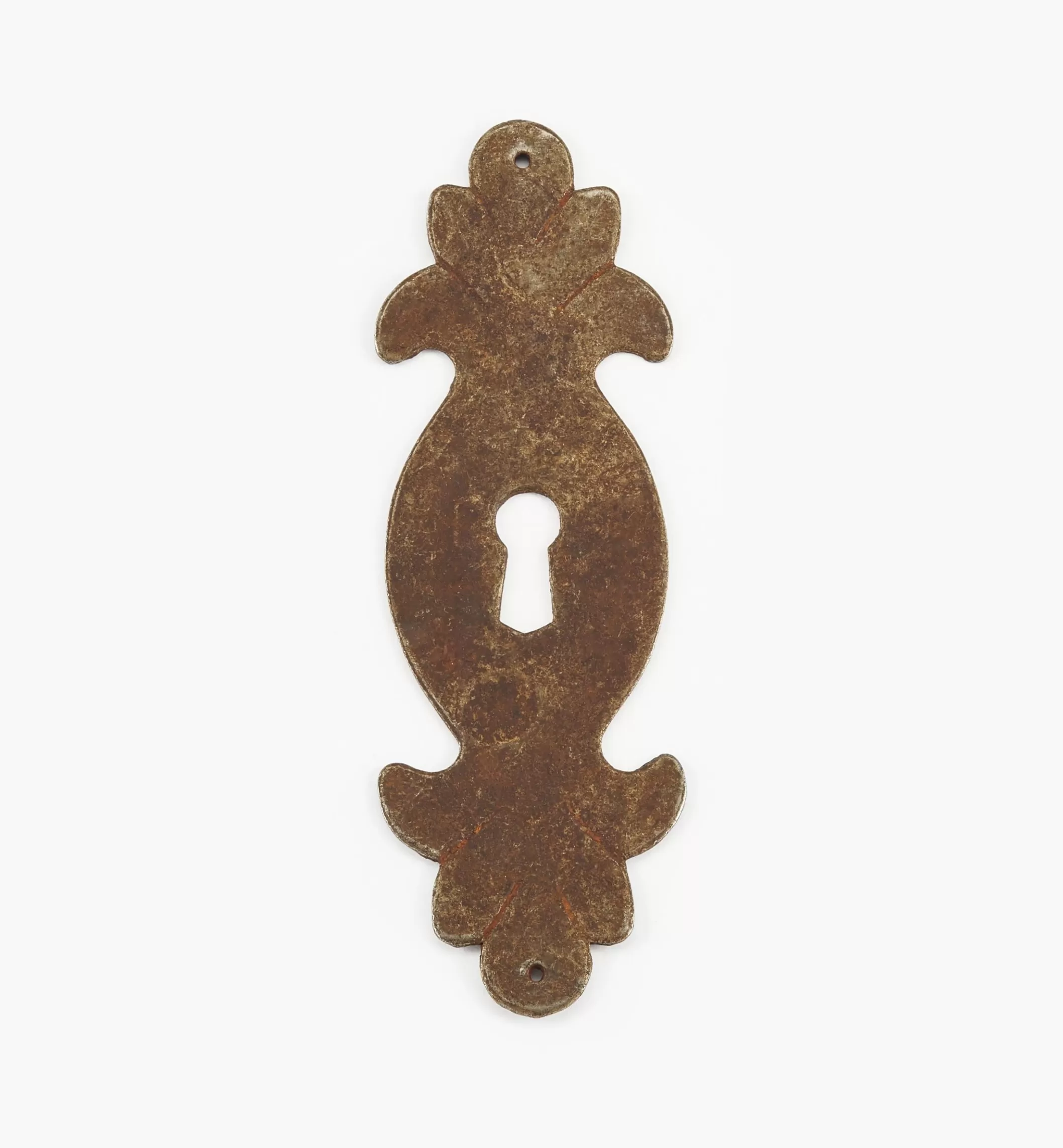 New Lee Valley Steel Plate Keyhole Escutcheons