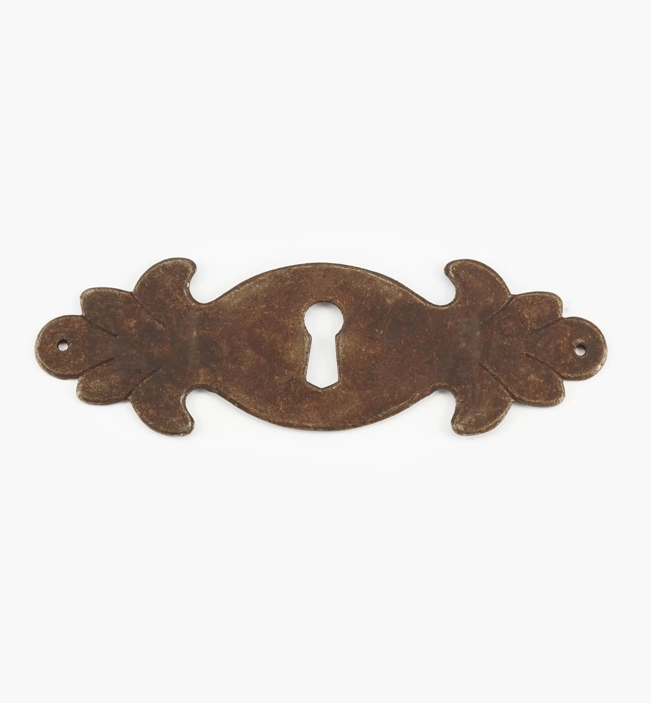 New Lee Valley Steel Plate Keyhole Escutcheons