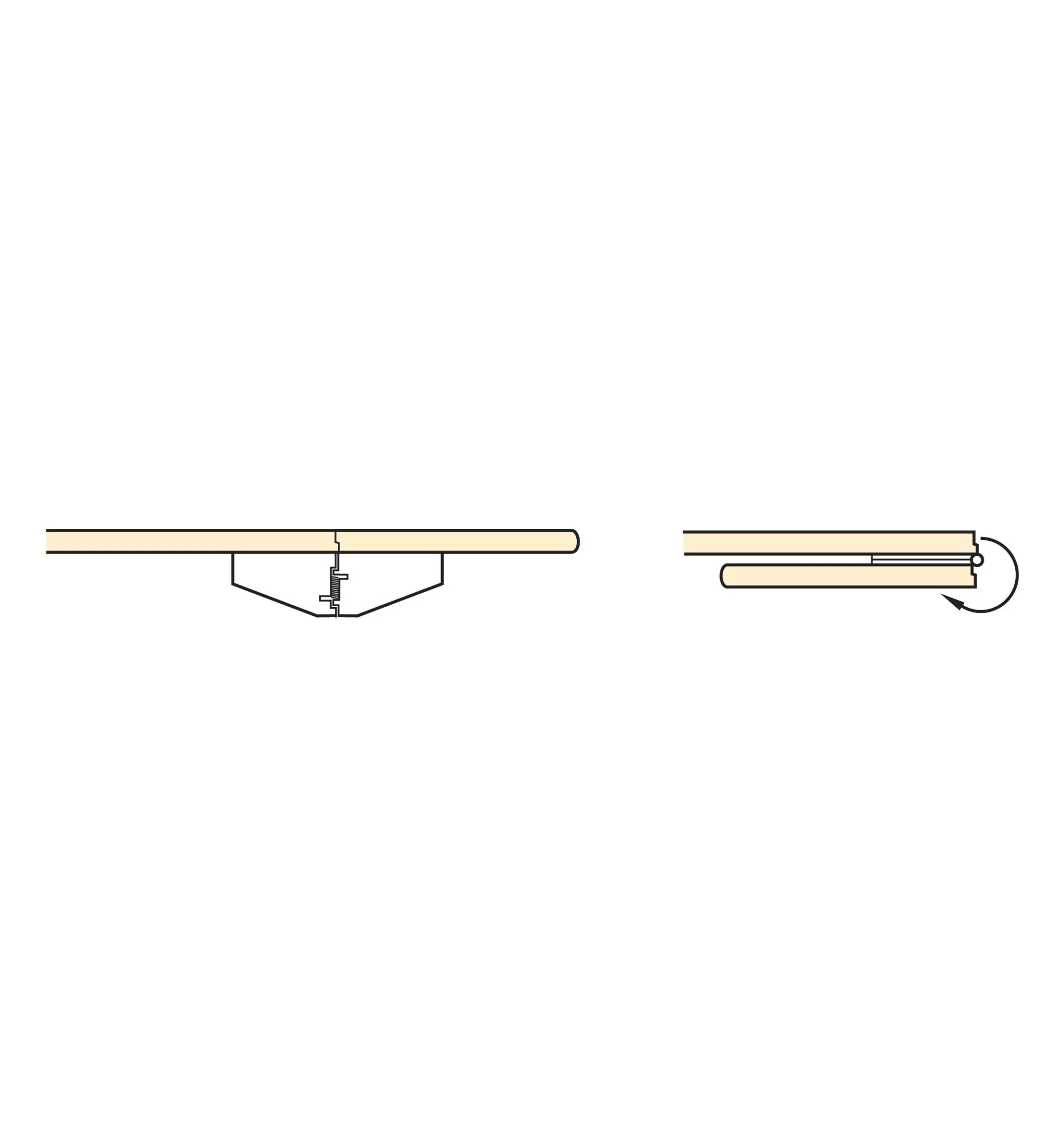 Store Lee Valley Table-Leaf Hinges