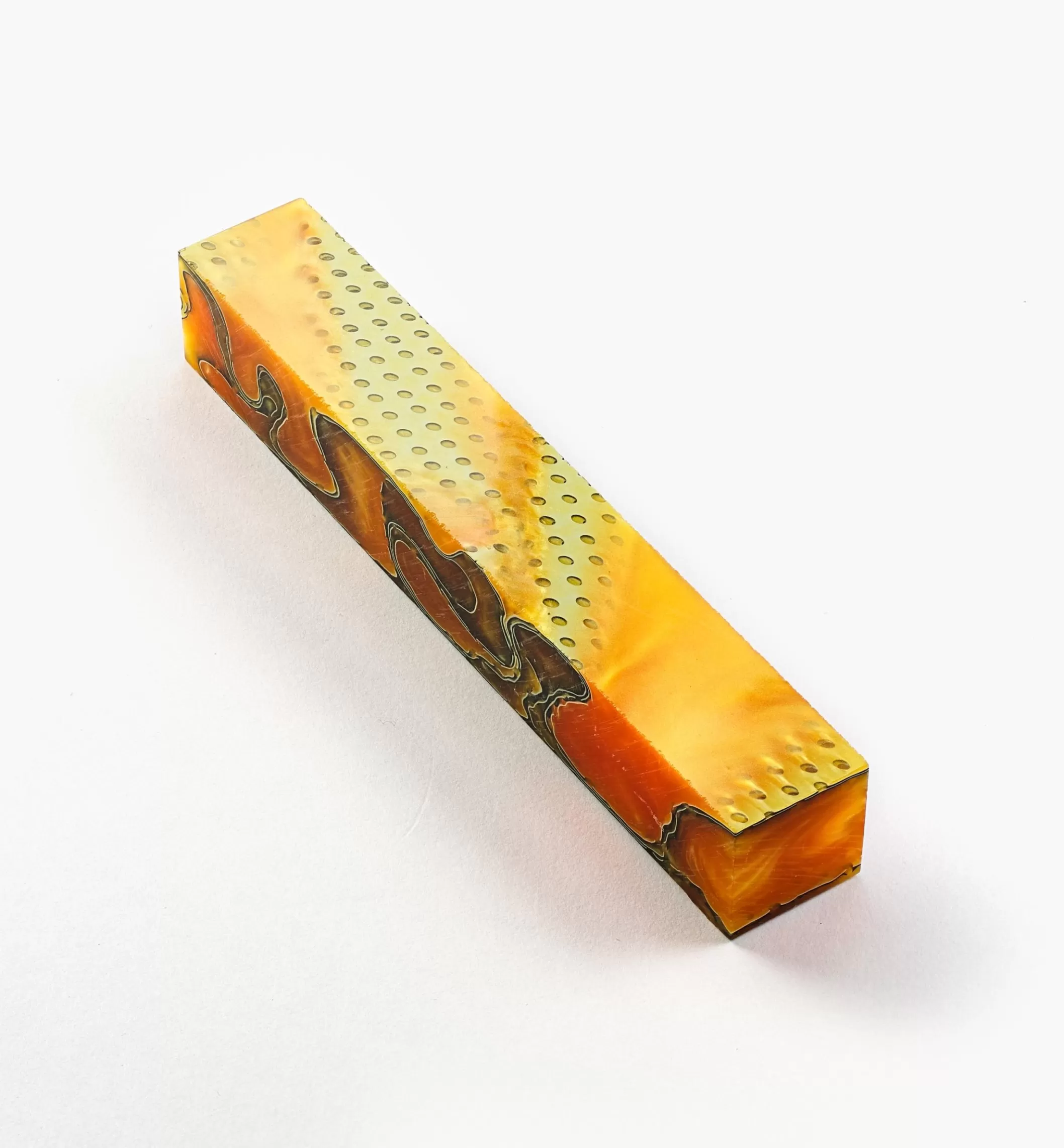 Online Lee Valley Tangerine Mesh Acrylic Acetate Pen Blank