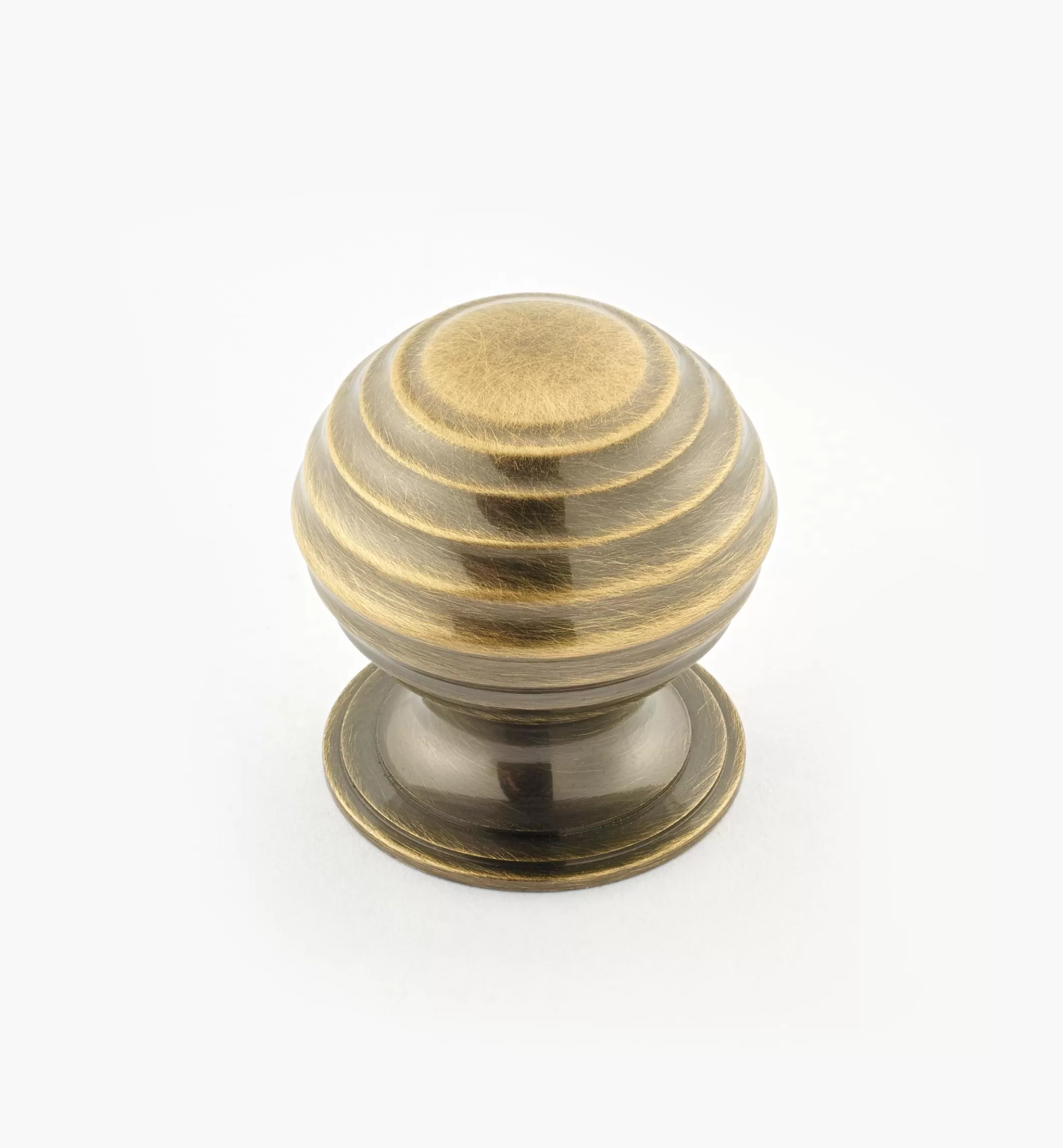 Hot Lee Valley Turned Brass Ridged Knobs