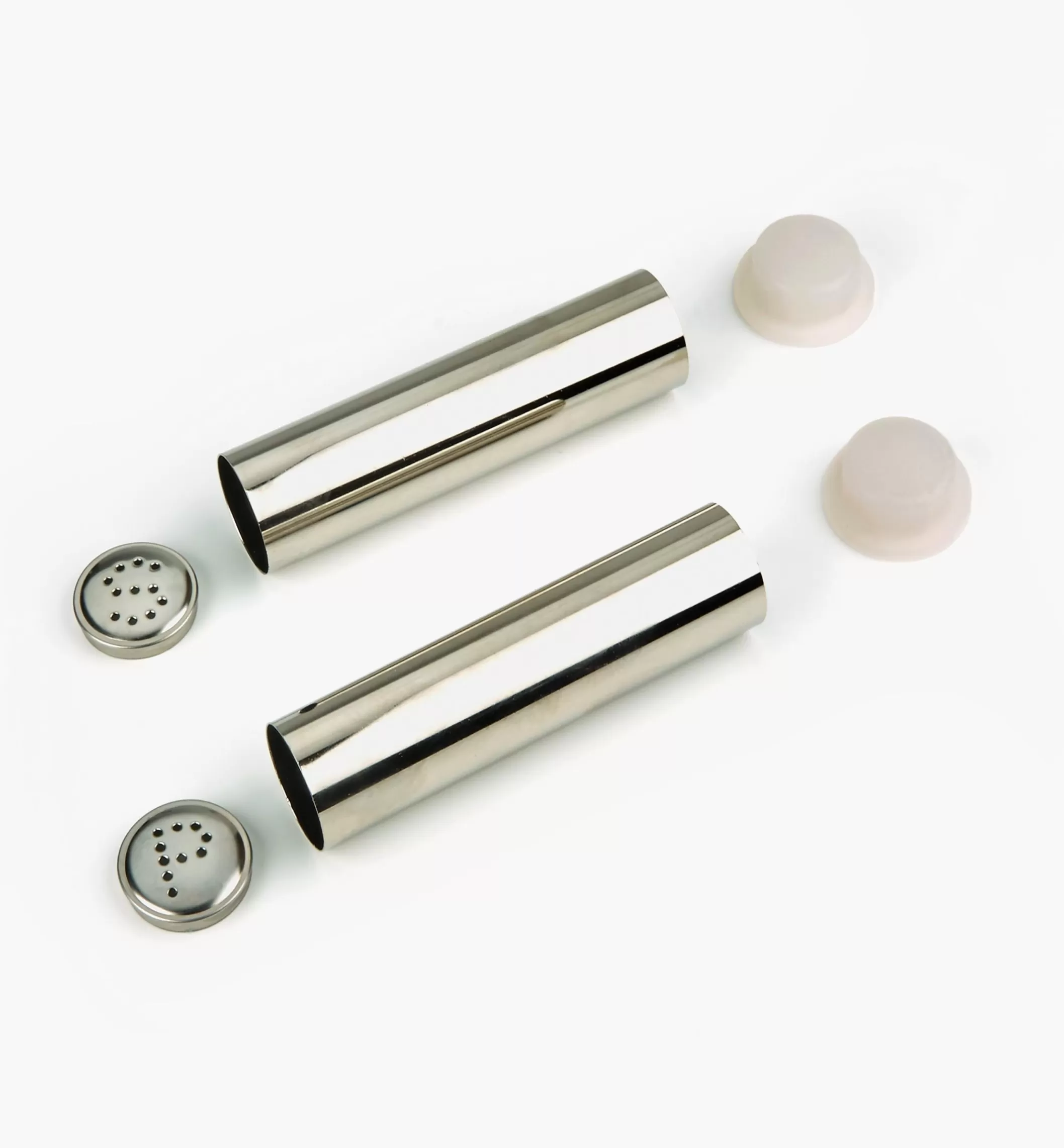 New Lee Valley Turned Salt & Pepper Shaker Set Hardware