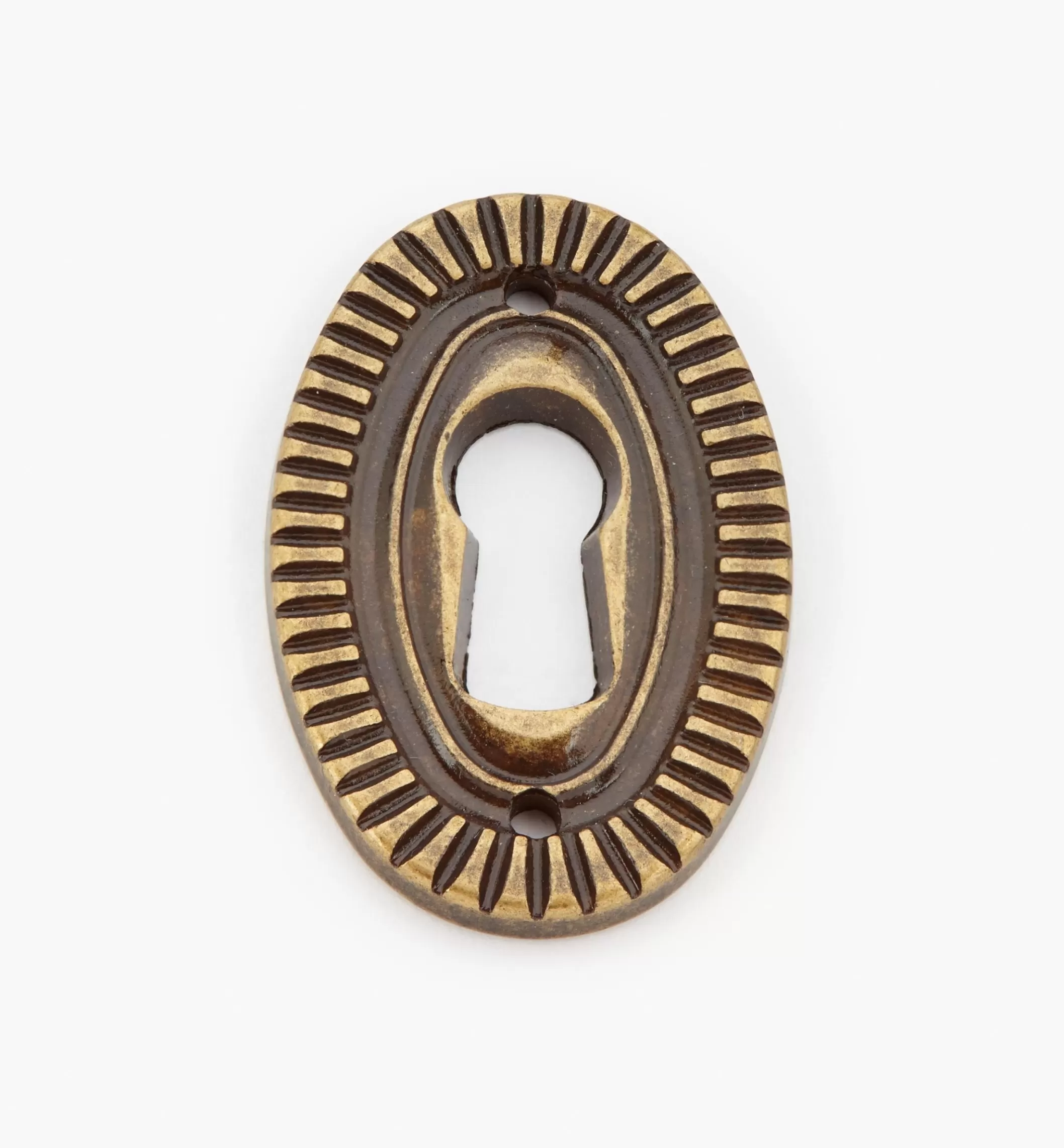 Online Lee Valley Vertical Cast Ribbon Escutcheons